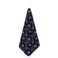 Purple And Blue Dream Catcher Print Hand Towel