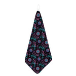 Purple And Blue Dream Catcher Print Hand Towel