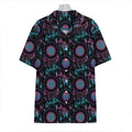 Purple And Blue Dream Catcher Print Hawaiian Shirt