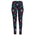 Purple And Blue Dream Catcher Print High-Waisted Pocket Leggings