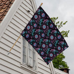 Purple And Blue Dream Catcher Print House Flag