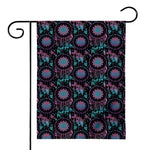 Purple And Blue Dream Catcher Print House Flag