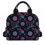 Purple And Blue Dream Catcher Print Insulated Lunch Bag