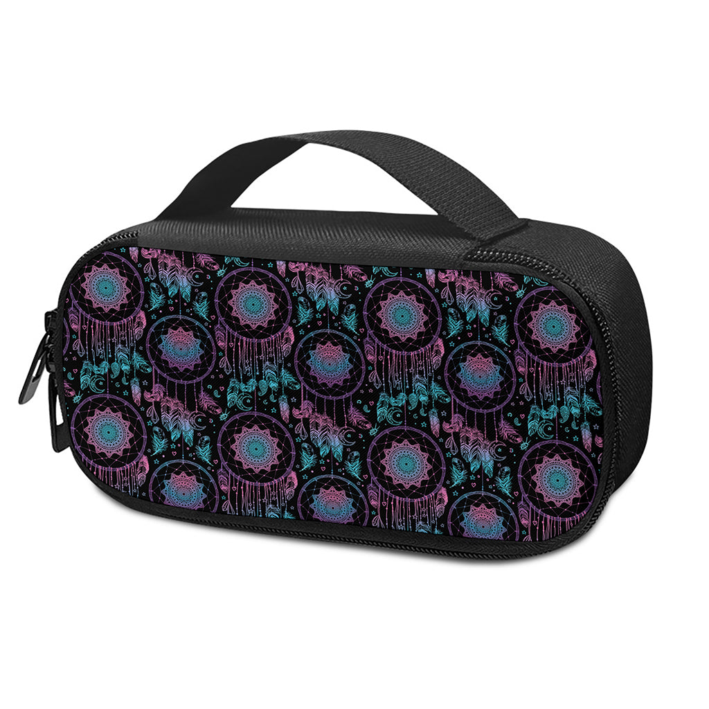 Purple And Blue Dream Catcher Print Insulin Cooler Travel Case