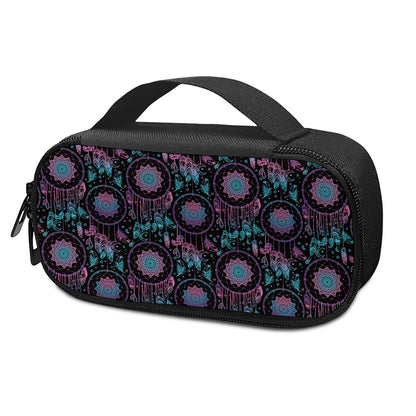 Purple And Blue Dream Catcher Print Insulin Cooler Travel Case