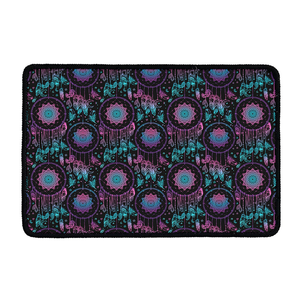 Purple And Blue Dream Catcher Print Kitchen Mat