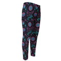 Purple And Blue Dream Catcher Print Men's Compression Pants