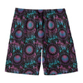 Purple And Blue Dream Catcher Print Men's Swim Trunks