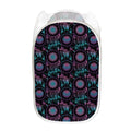 Purple And Blue Dream Catcher Print Mesh Laundry Hamper