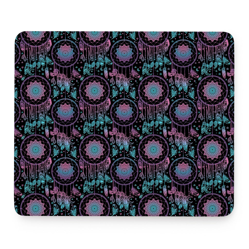 Purple And Blue Dream Catcher Print Mouse Pad