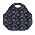 Purple And Blue Dream Catcher Print Neoprene Lunch Bag