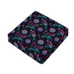 Purple And Blue Dream Catcher Print Outdoor Seat Cushion Cover