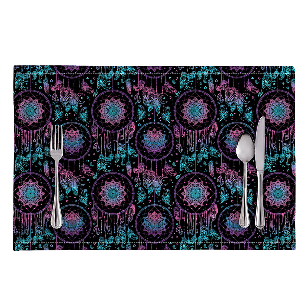 Purple And Blue Dream Catcher Print Placemat