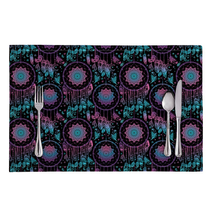 Purple And Blue Dream Catcher Print Placemat