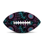 Purple And Blue Dream Catcher Print Rugby Ball