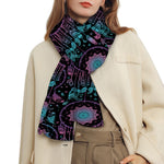 Purple And Blue Dream Catcher Print Scarf