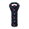 Purple And Blue Dream Catcher Print Single Neoprene Wine Tote
