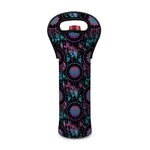Purple And Blue Dream Catcher Print Single Neoprene Wine Tote