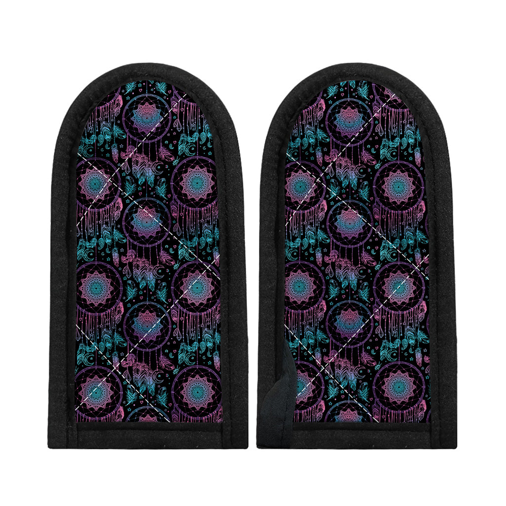 Purple And Blue Dream Catcher Print Skillet Handle Cover