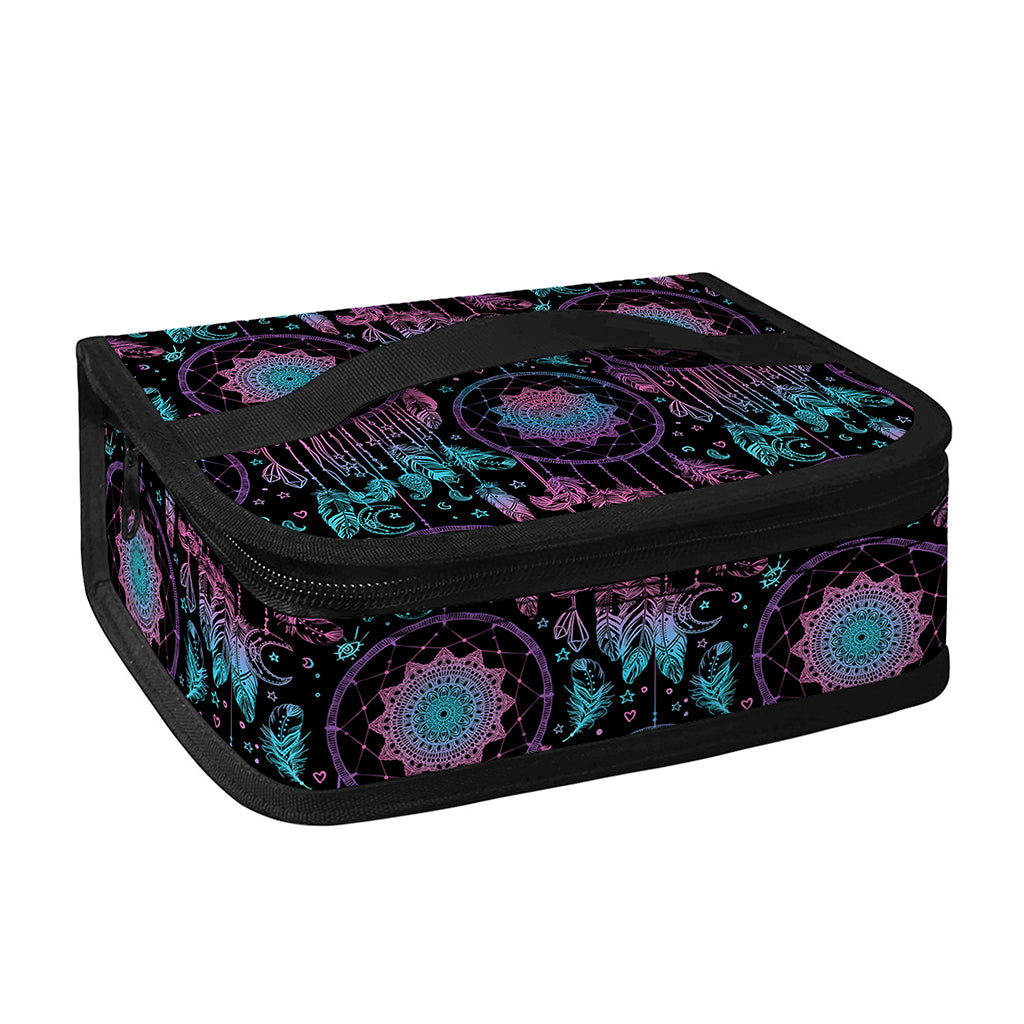 Purple And Blue Dream Catcher Print Small Lunch Bag