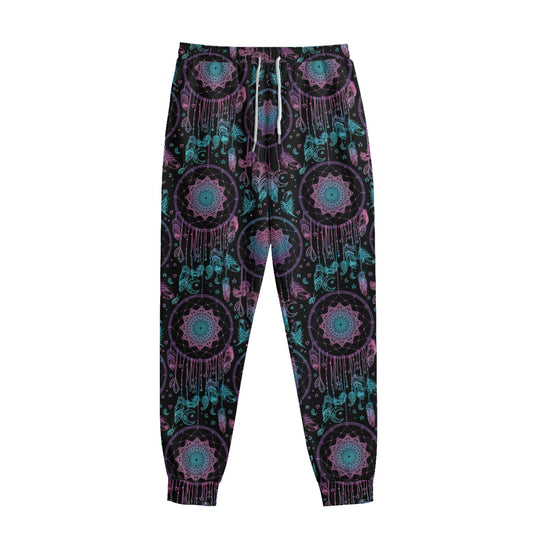 Purple And Blue Dream Catcher Print Sweatpants