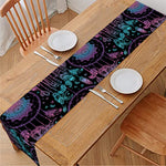 Purple And Blue Dream Catcher Print Table Runner
