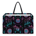 Purple And Blue Dream Catcher Print Utility Tote Bag