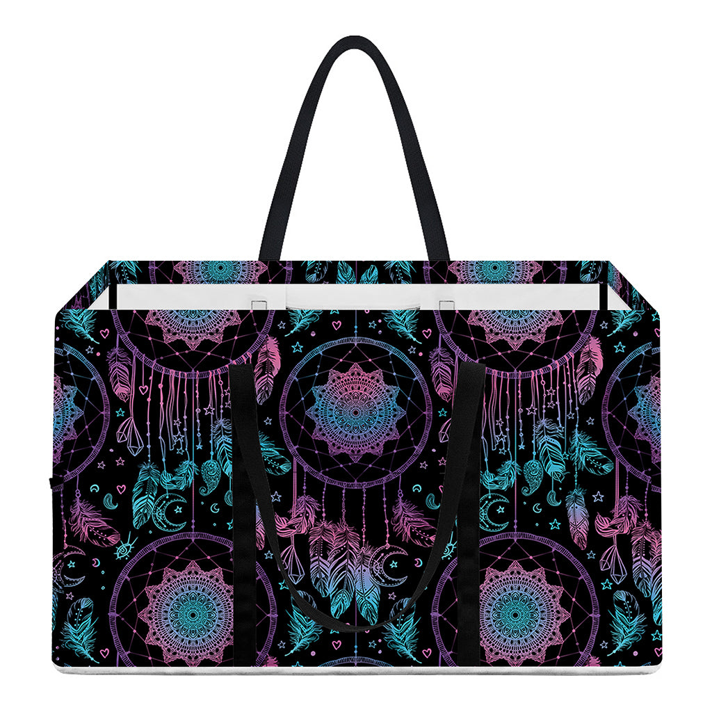 Purple And Blue Dream Catcher Print Utility Tote Bag