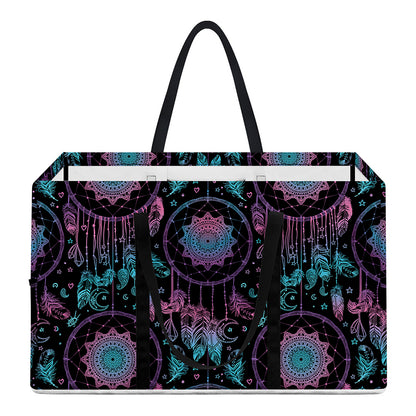 Purple And Blue Dream Catcher Print Utility Tote Bag