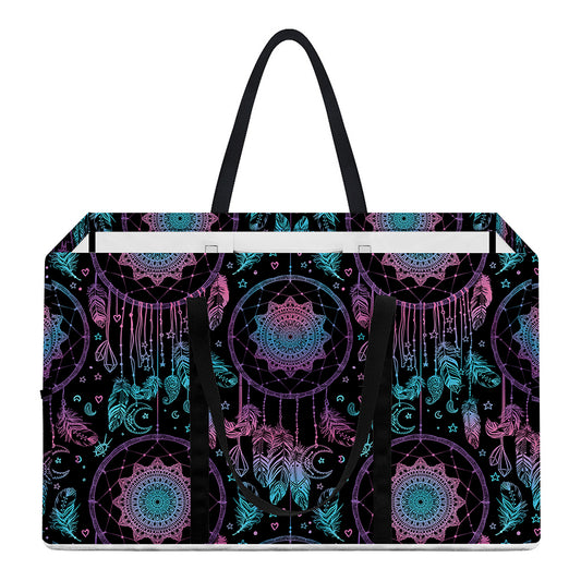 Purple And Blue Dream Catcher Print Utility Tote Bag