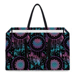 Purple And Blue Dream Catcher Print Utility Tote Bag