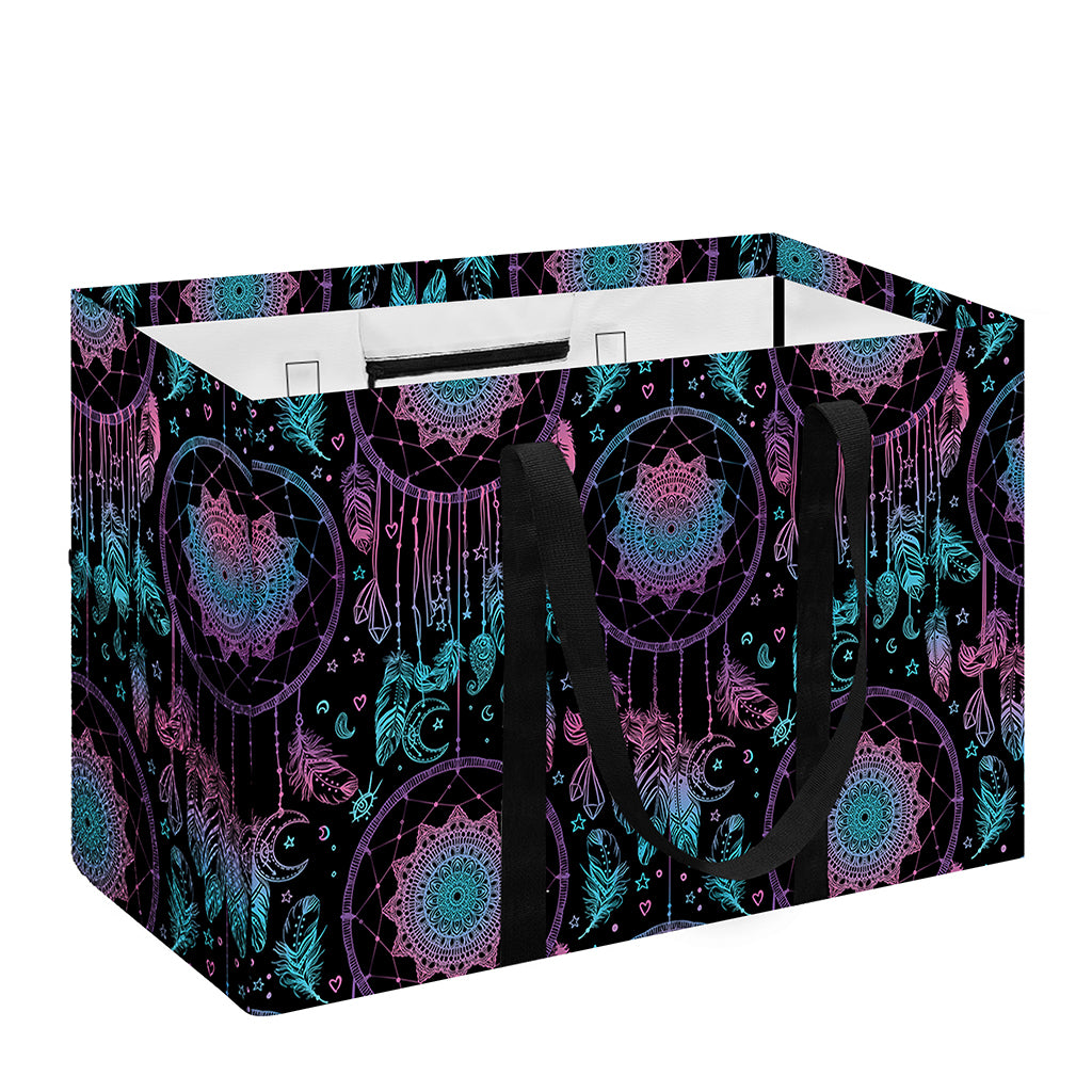 Purple And Blue Dream Catcher Print Utility Tote Bag