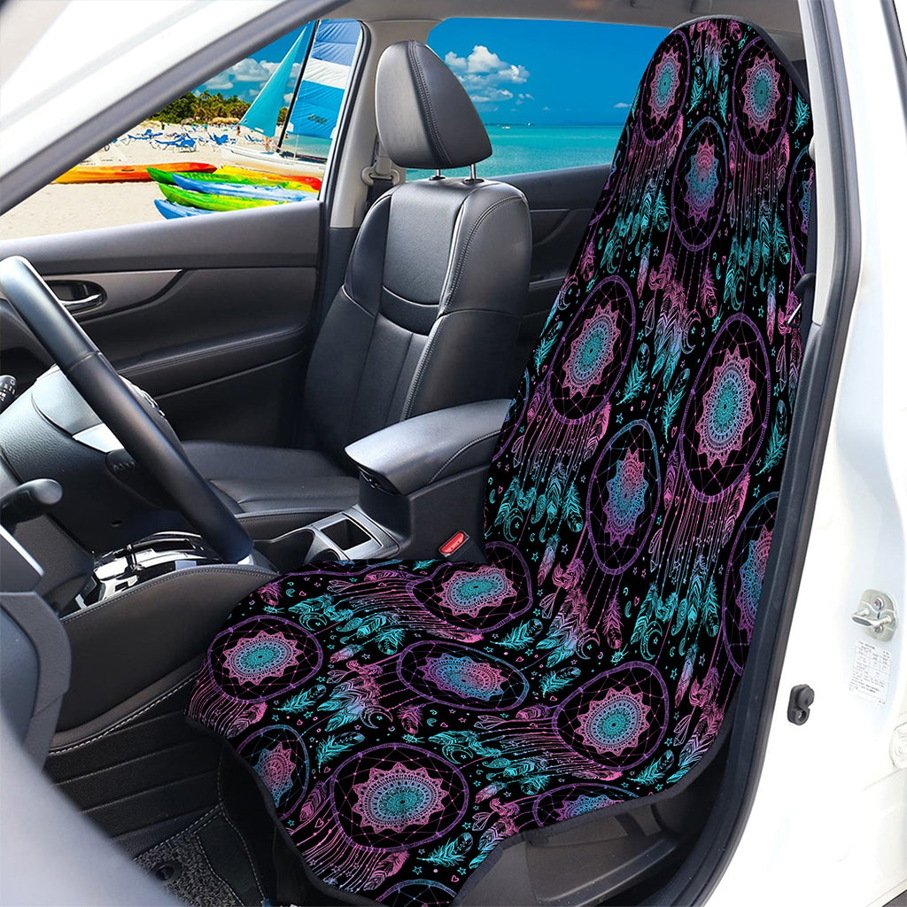 Purple And Blue Dream Catcher Print Waterproof Car Seat Cover