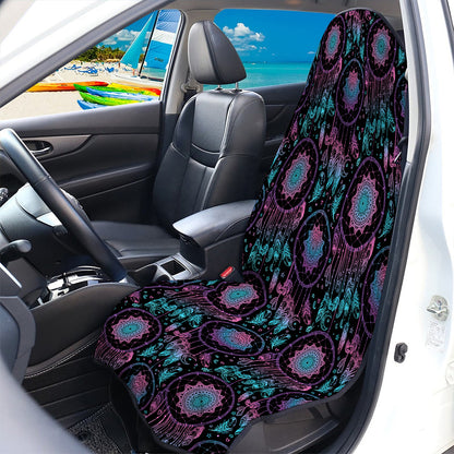 Purple And Blue Dream Catcher Print Waterproof Car Seat Cover