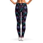 Purple And Blue Dream Catcher Print Women's Leggings