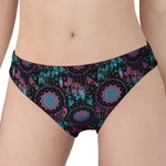 Purple And Blue Dream Catcher Print Women's Panties