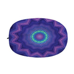 Purple And Blue Kaleidoscope Print Car Side Mirror Covers