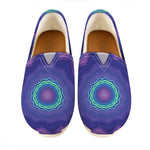 Purple And Blue Kaleidoscope Print Casual Shoes