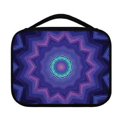 Purple And Blue Kaleidoscope Print Classic Bible Case