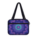 Purple And Blue Kaleidoscope Print Double Strap Bible Bag