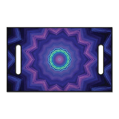 Purple And Blue Kaleidoscope Print Golf Cart Seat Cover