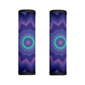 Purple And Blue Kaleidoscope Print Handle Covers