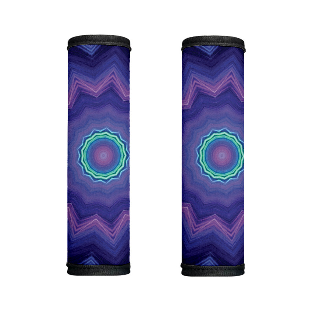 Purple And Blue Kaleidoscope Print Handle Covers
