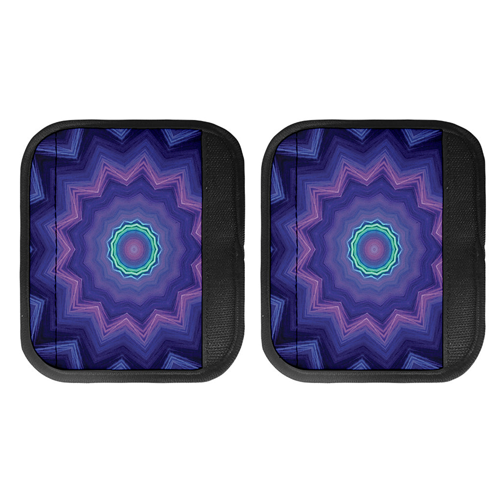 Purple And Blue Kaleidoscope Print Handle Covers