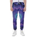 Purple And Blue Kaleidoscope Print Joggers