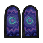 Purple And Blue Kaleidoscope Print Skillet Handle Cover