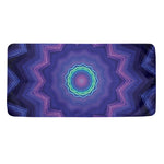Purple And Blue Kaleidoscope Print Towel