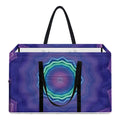 Purple And Blue Kaleidoscope Print Utility Tote Bag