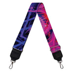 Purple And Blue Light Mandala Print Bag Strap