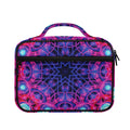 Purple And Blue Light Mandala Print Briefcase Bible Bag